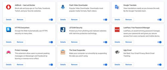 Tiện ích mở rộng 2 tiện ích mở rộng bạn nên xóa ngay lập tức